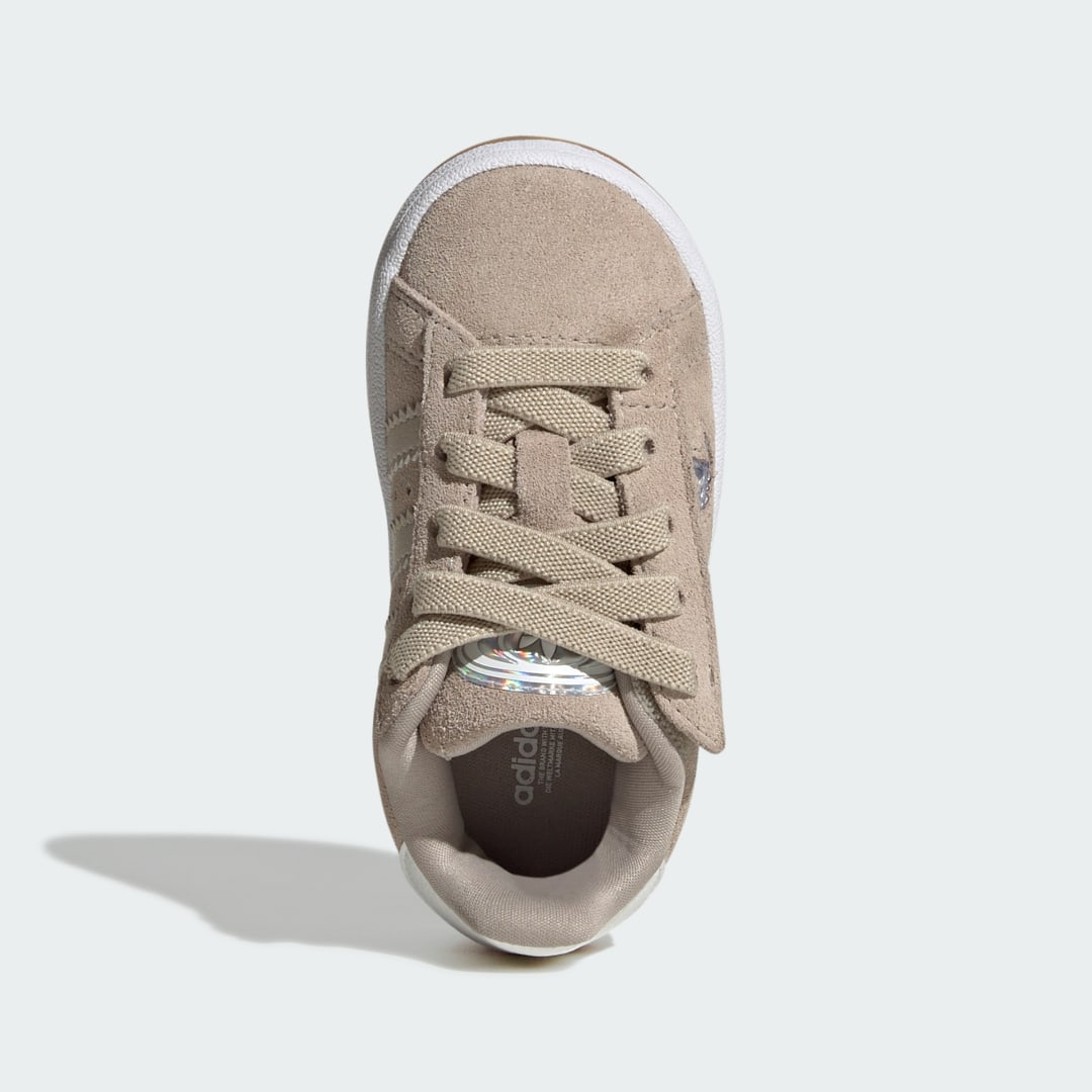 Detalle 2 de Adidas Campus 00s: zapatilla con LED y cordones elásticos en beige