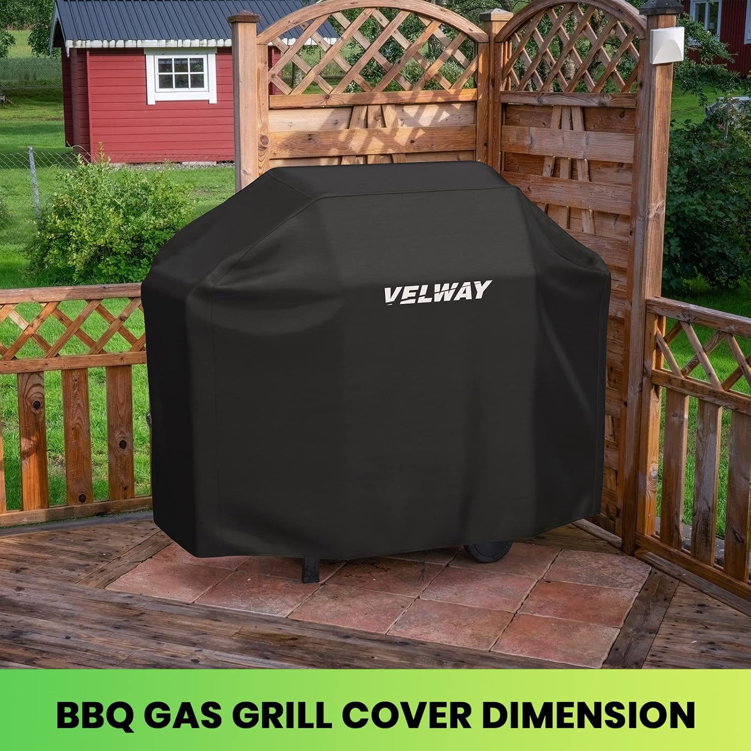 Thumbnail 4 de Velway Barbecue Cover 147x61x117 cm BBQ cover