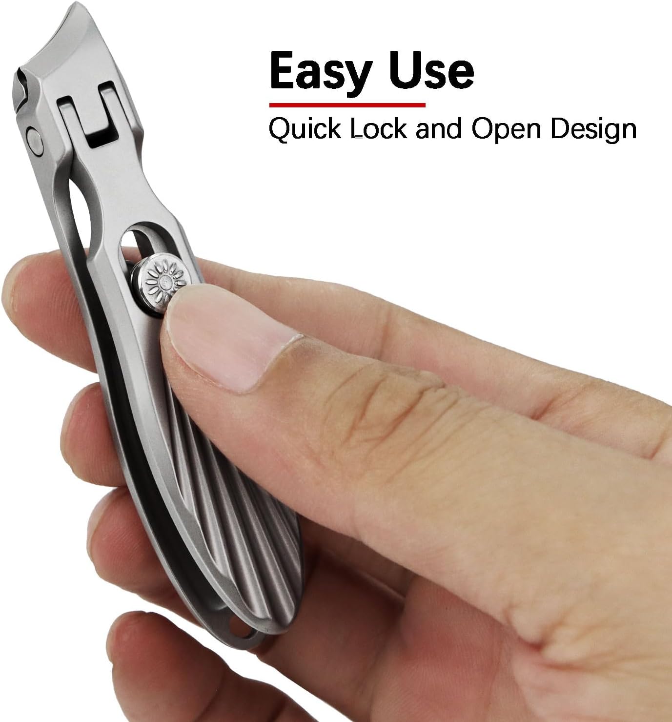 Detalle 2 de VOGARB Curved Slanted Nail Clippers for Seniors ✂