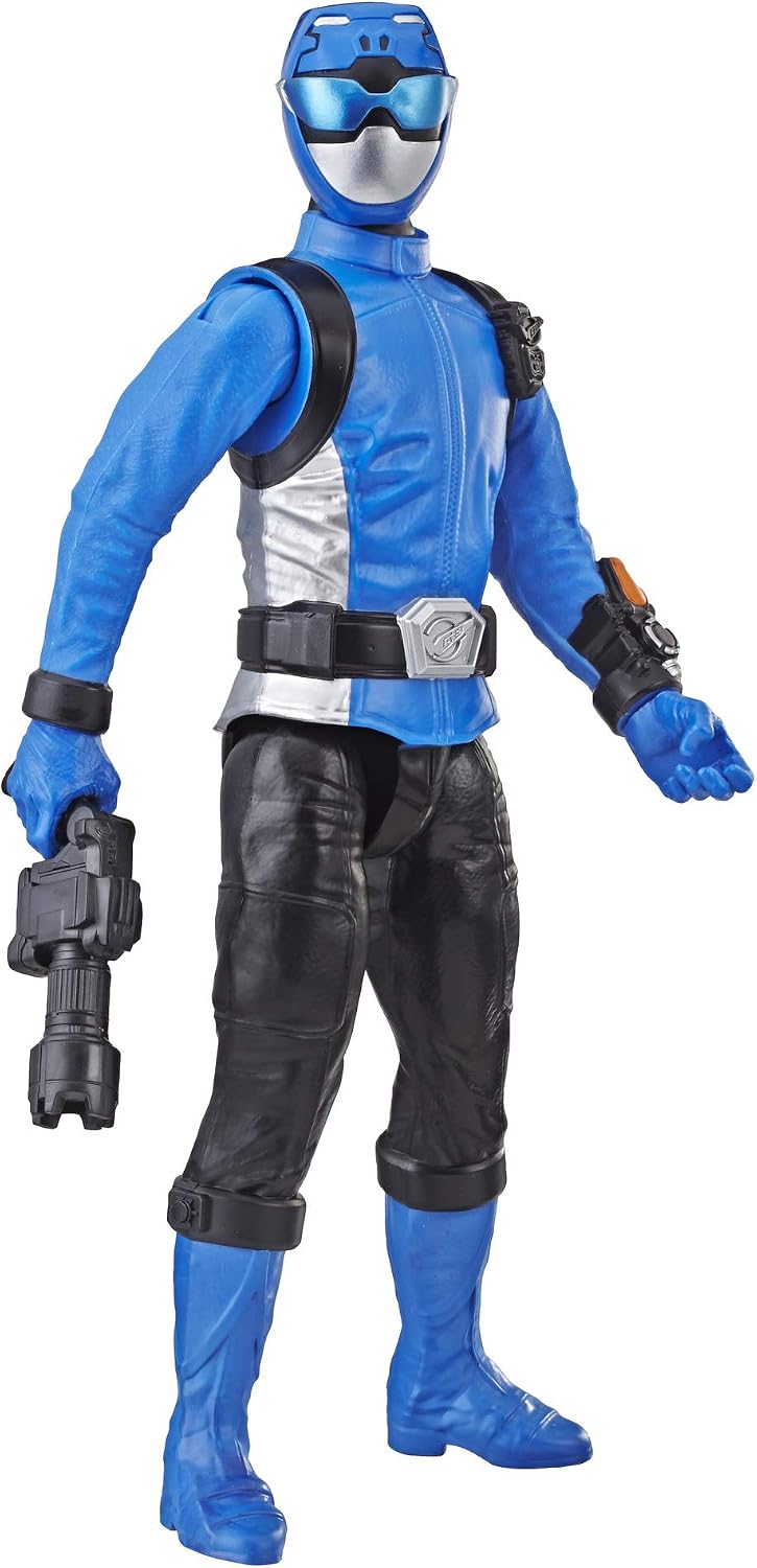 Detalle de Hasbro Power Rangers Beast Morphers E5939AC2 Blue Ranger Figure, 12-inch