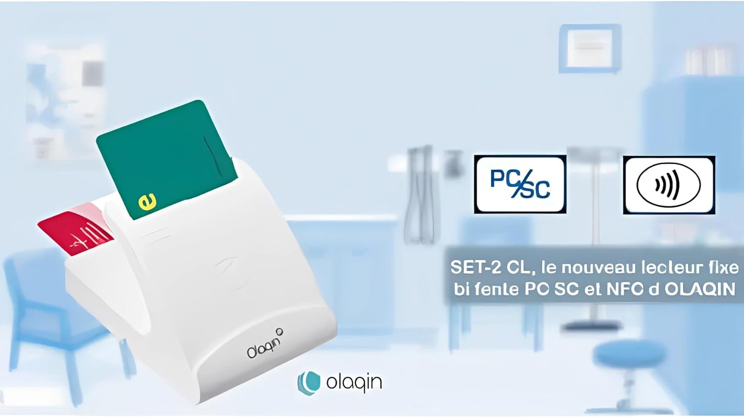 Thumbnail 4 de Lecteur carte Sesam Vitale Set 2 sans contact (NFC) — Plug & Play compatible CPS, Windows, Mac et Linux