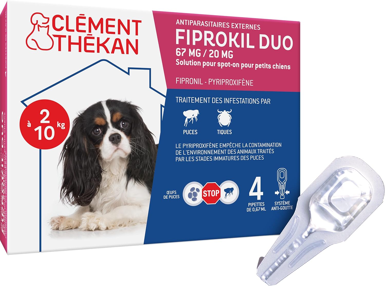 Thumbnail 1 de Fiprokil Duo Petits Chiens 2-10 kg