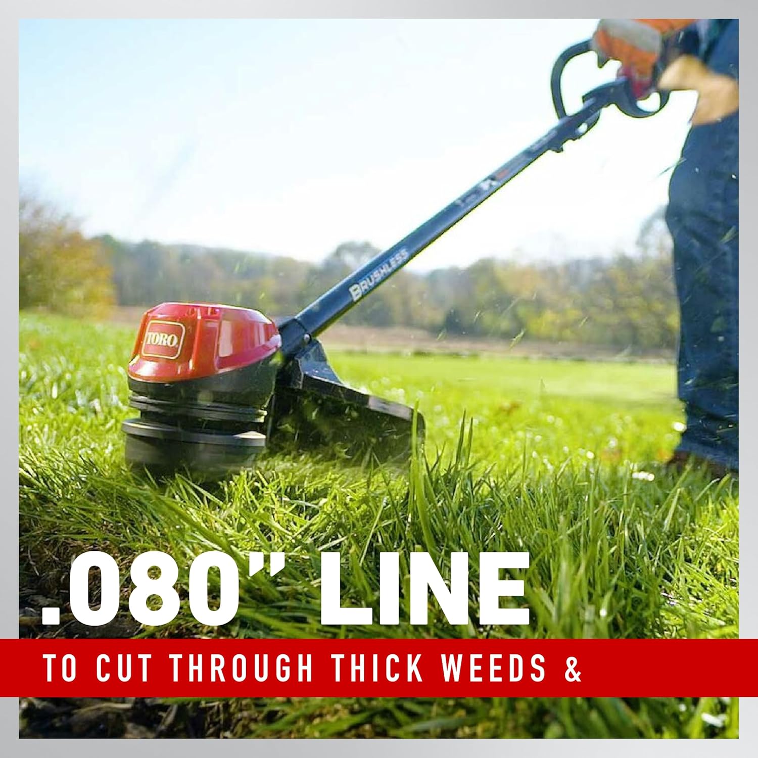 Detalle 2 de 60-Volt Max Brushless String Trimmer 15 in.