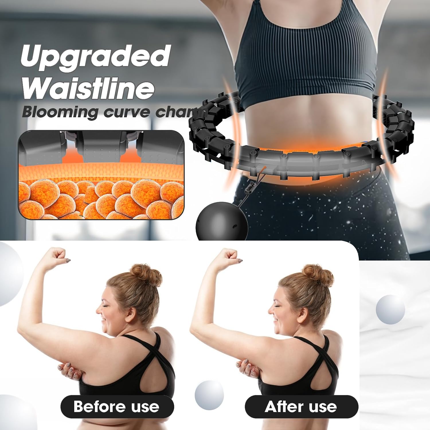 Thumbnail 6 de Smart Hoop Fitnessreifen mit 32 Segmenten