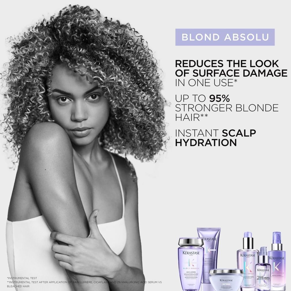 Thumbnail 3 de Kérastase Blond Absolu Hydrating Illuminating Shampoo (Bain Lumiere) for Lightened, Highlighted and Grey Hair