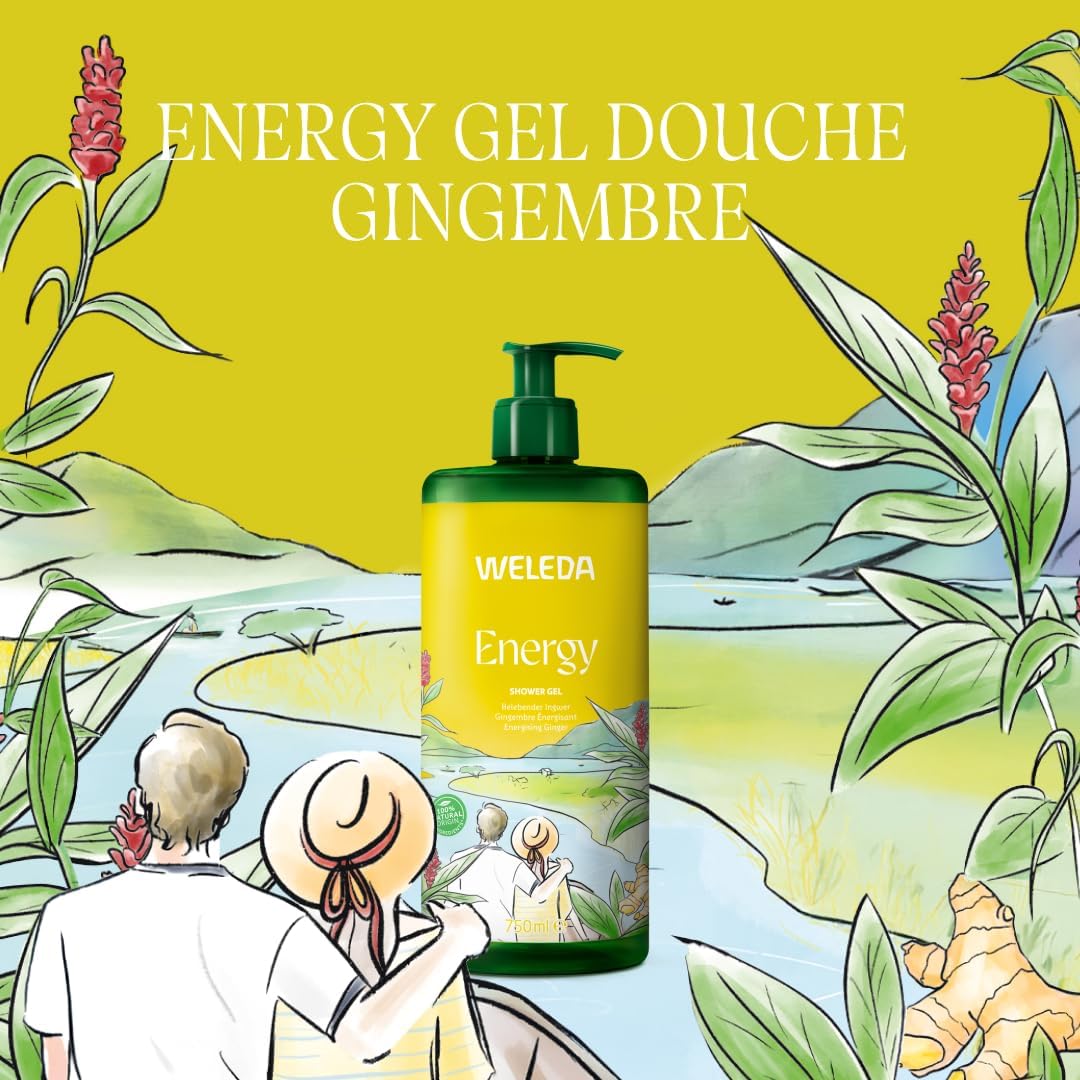 Thumbnail 1 de Weleda Energy Gel Douche Gingembre Énergisant – Gel douche gingembre & citronnelle, 750 ml