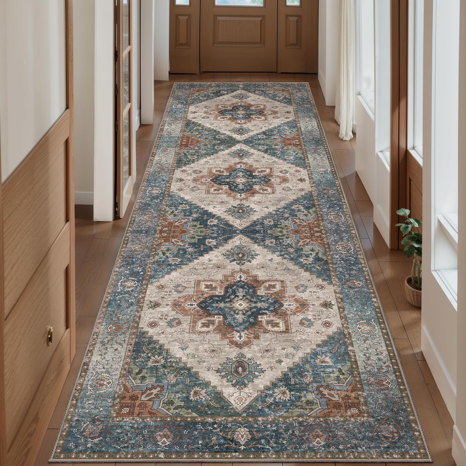 Thumbnail 6 de Ciicool Vintage Washable Area Rug 8'x10' 🏡