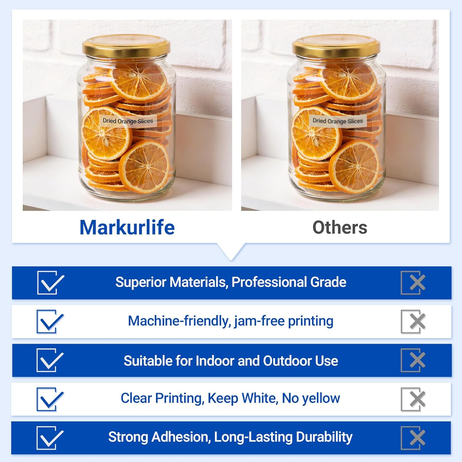 Thumbnail 2 de Markurlife 6er-Set Ersatzband TZe-131, 12 mm x 8 m, klar für Brother P-Touch