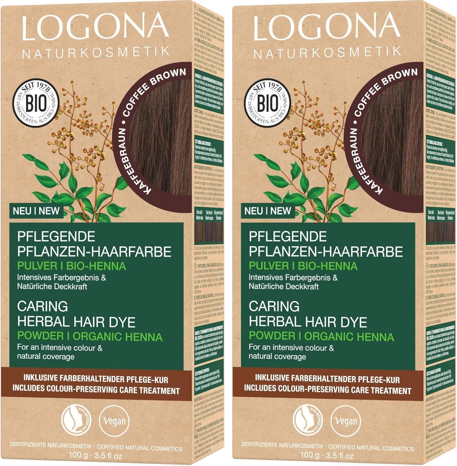 Thumbnail 6 de LOGONA Coloration végétale nourrissante marron cendré – kit 100 g