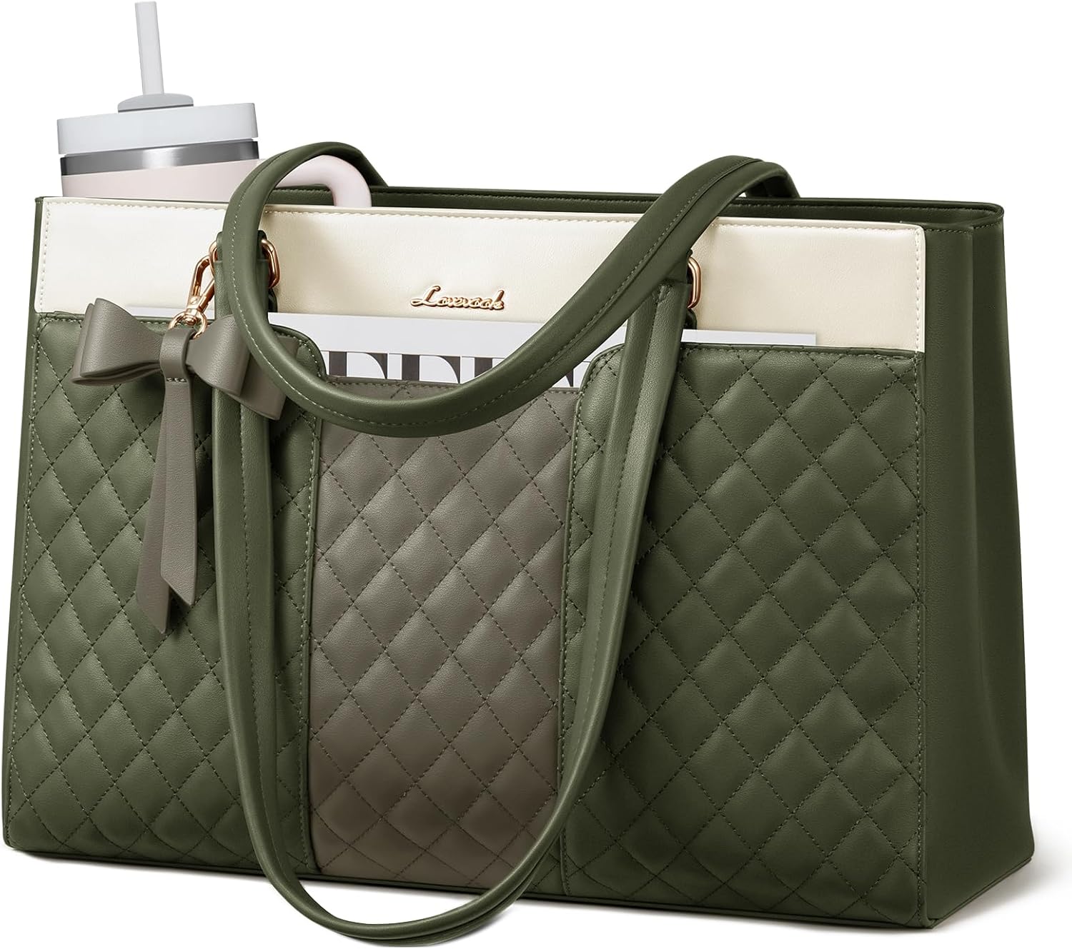 Thumbnail 6 de LOVEVOOK Damen-Handtasche groß: Laptoptasche & Shopper für Büro, Uni und Schule