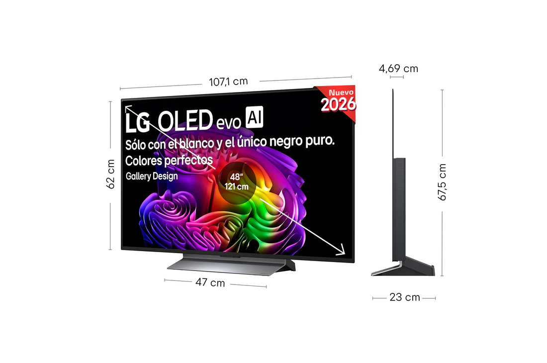 Thumbnail 1 de LG OLED evo AI G6 48'' (OLED48G66LS) — Ficha de compra y valoración