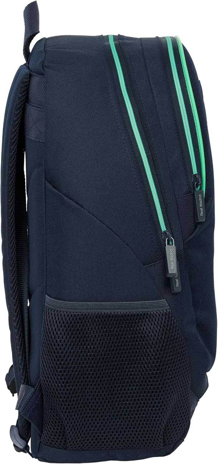 Detalle 1 de Safta Real Madrid 2ª equipación 25/26 – Mochila escolar infantil, 32x16x44 cm