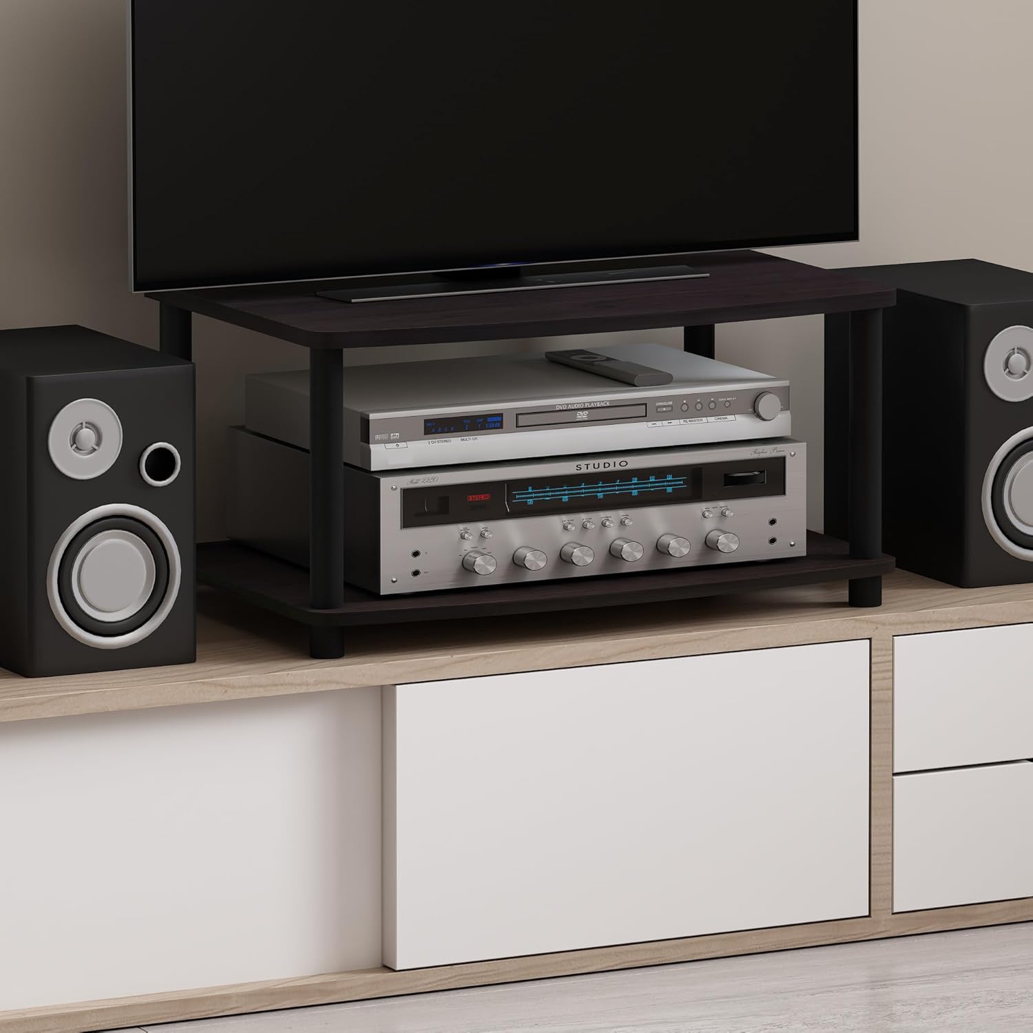 Detalle 2 de Furinno TURN-N-TUBE TV Riser Stand 32 inch