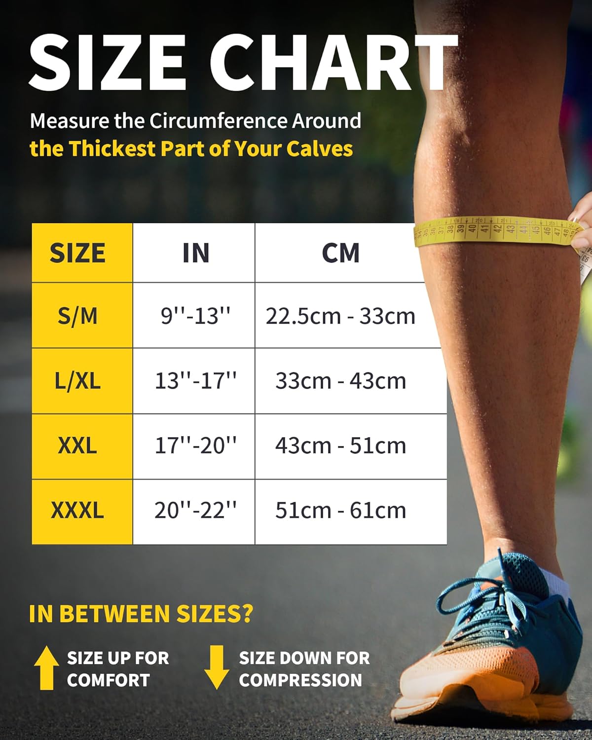 Thumbnail 1 de Cambivo Calf Compression Sleeves 2 Pairs
