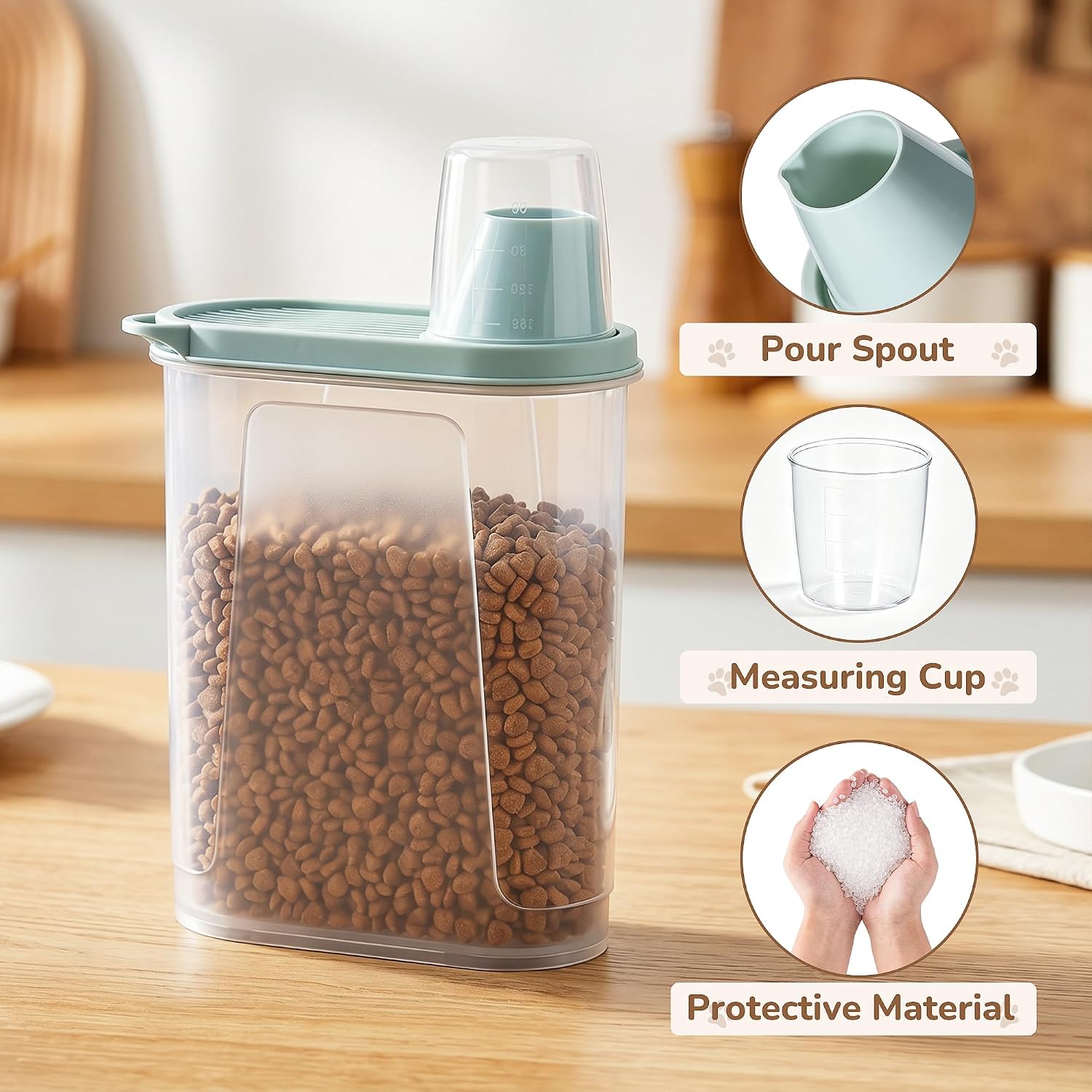 Detalle de Citylife 2 Pack Dog Food Storage Container 2.3 L