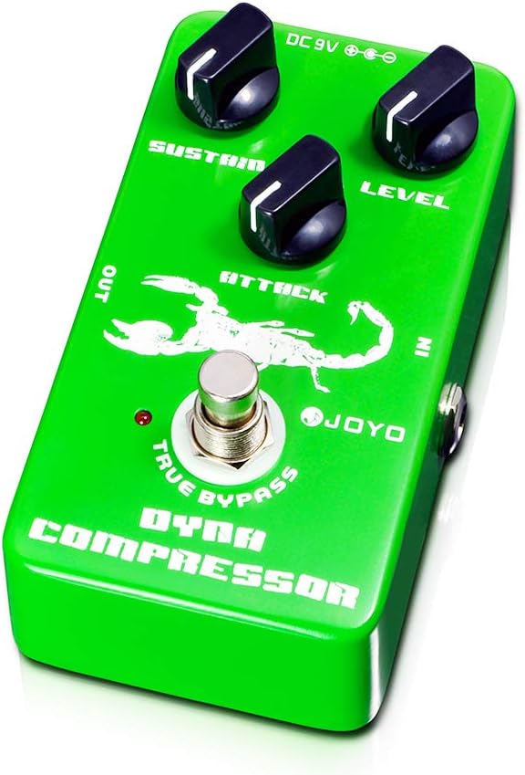 Detalle de JOYO JF-10 Dyna Compressor Guitar Pedal with Sustain, Attack and True Bypass