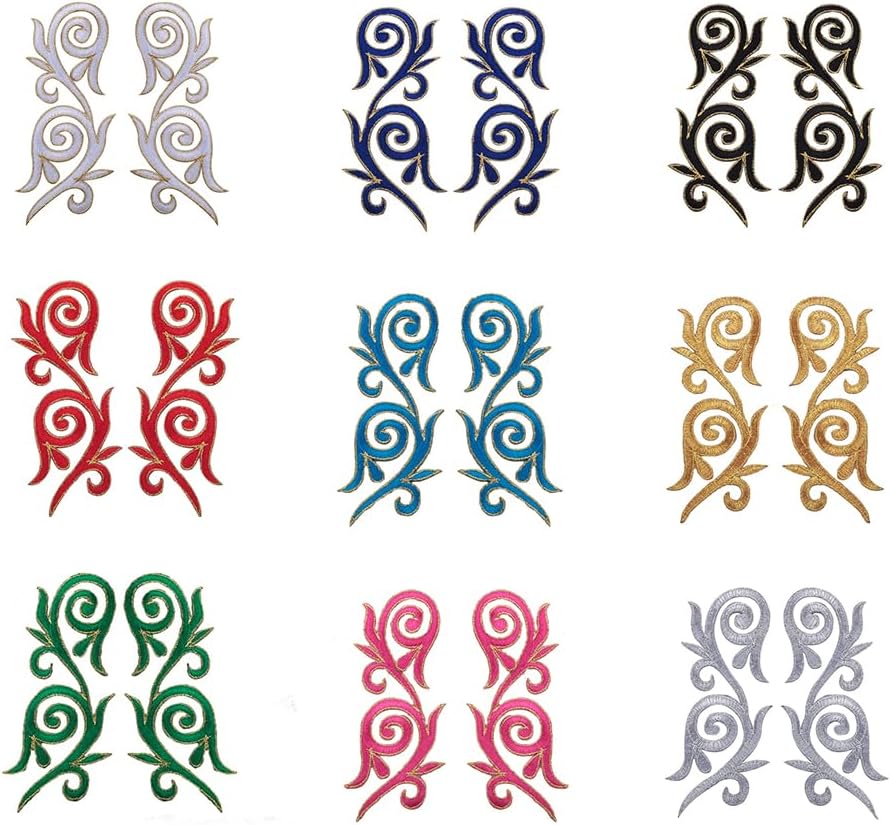Detalle de SAIXCCS Embroidered Cloud Patches, Gold