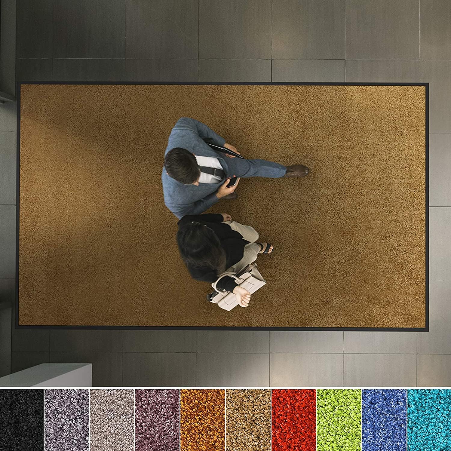 Thumbnail 6 de etm® Schmutzfangmatte Fußmatte 135x200 cm (Beige) – robuste, waschbare Türmatte für innen & außen