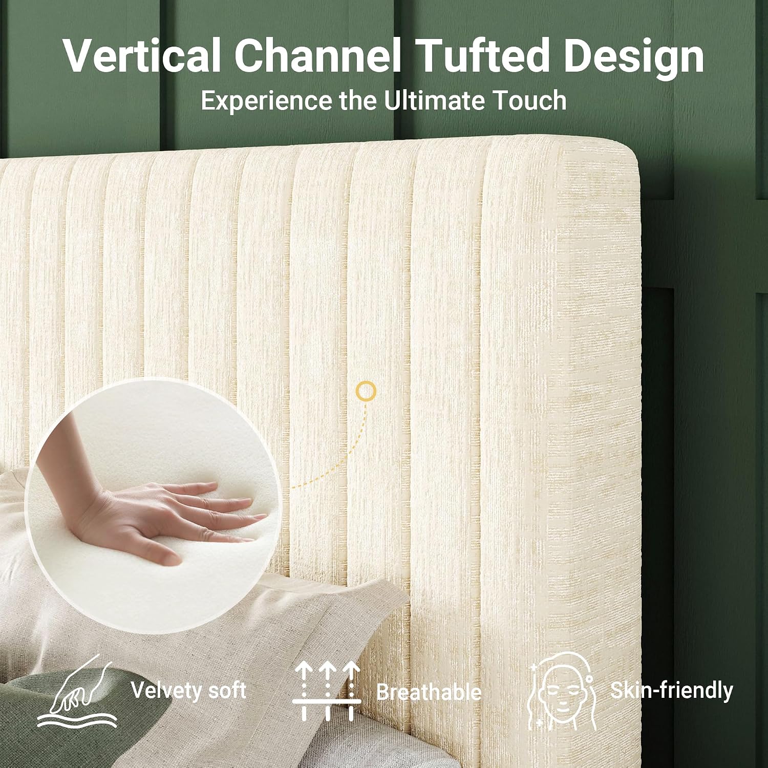 Detalle de Allewie Full Bed Frame