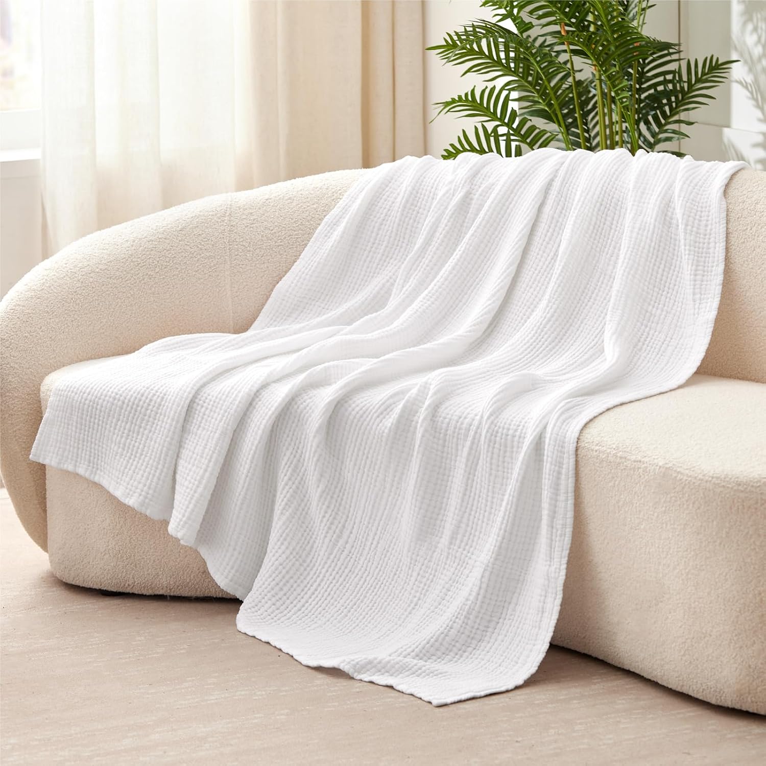 Thumbnail 6 de Cotton Muslin Blanket, 50 x 70