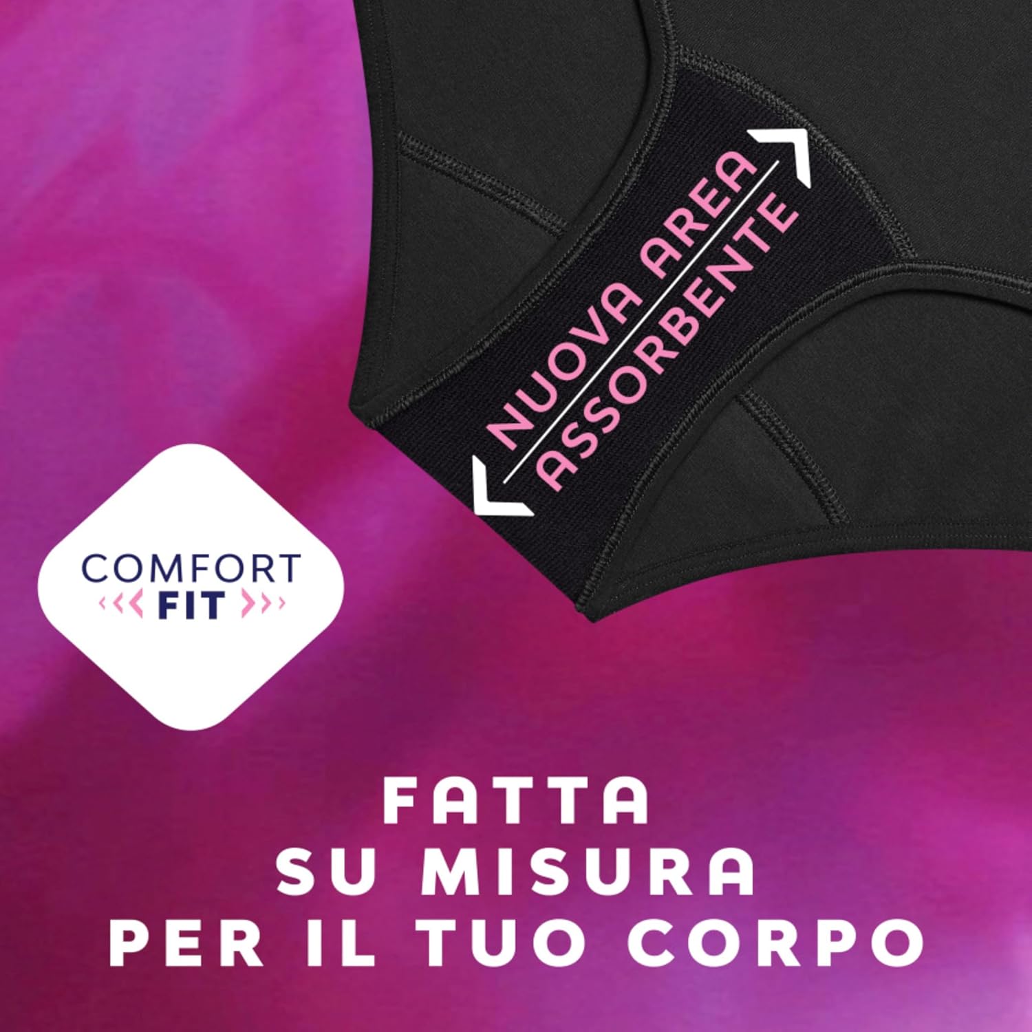 Detalle de Nuvenia Intimawear Mutandine Mestruali in Cotone Biologico, Lavabili e Riutilizzabili – Taglia L (3 Confezioni) (Flusso Moderato-Abbondante)