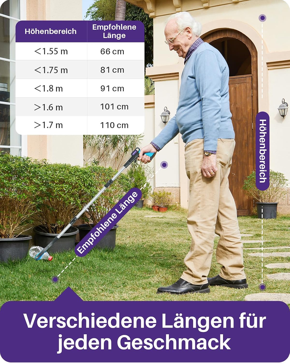 Thumbnail 3 de KEKOY Grabber Reacher Tool, 44-Inch