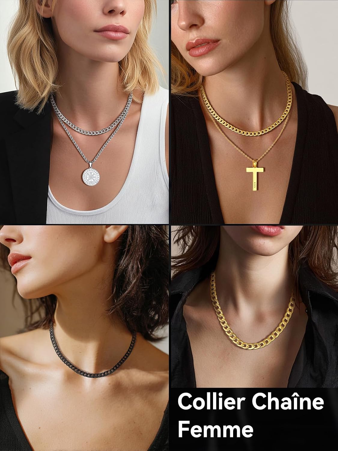 Thumbnail 5 de ChainsHouse Chaîne Cubaine en Acier Inoxydable 316L – Largeur 5/9/12/15 mm, Longueur 36–76 cm