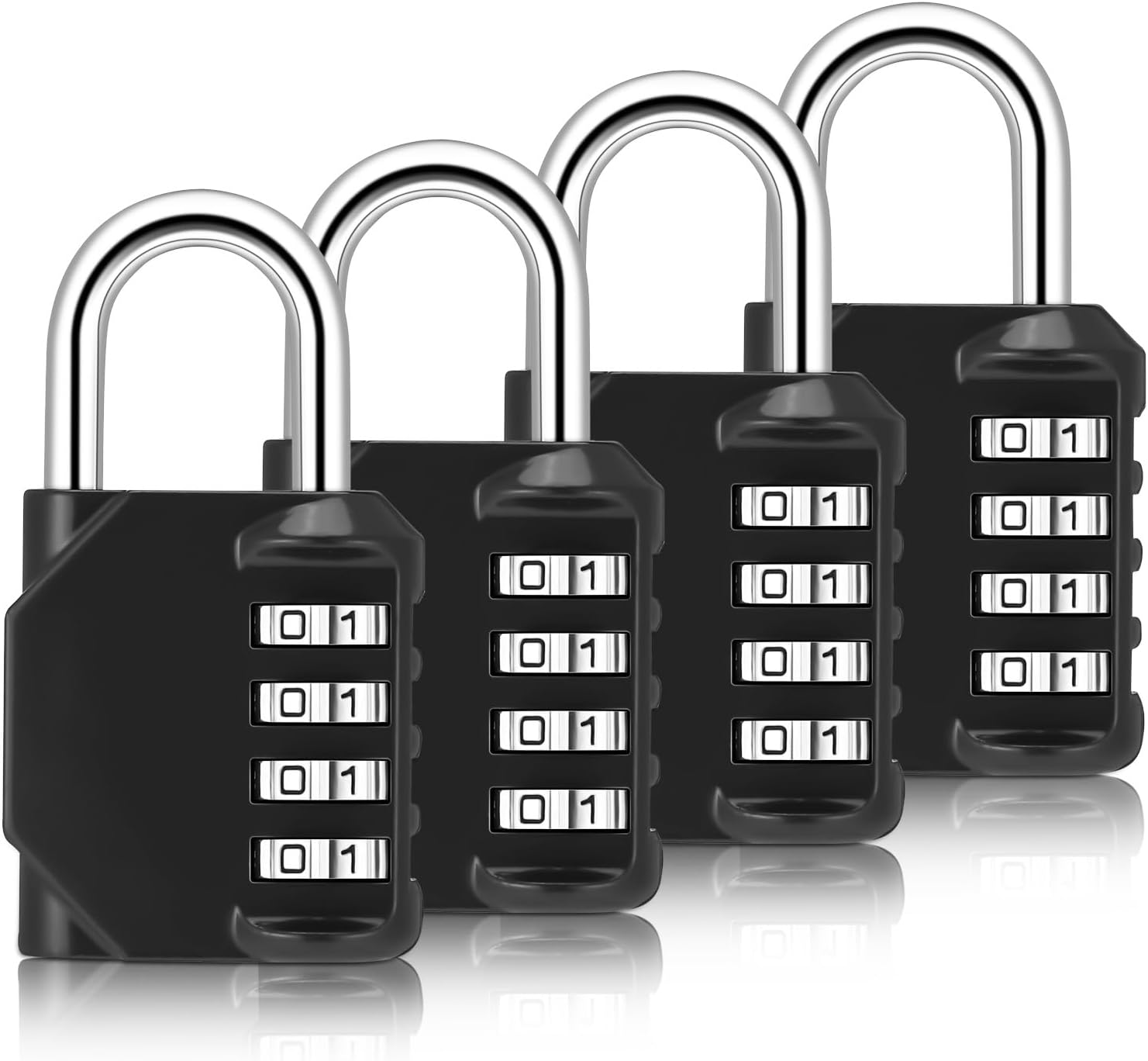 Detalle de 4Pcs Combination Padlock Heavy Duty