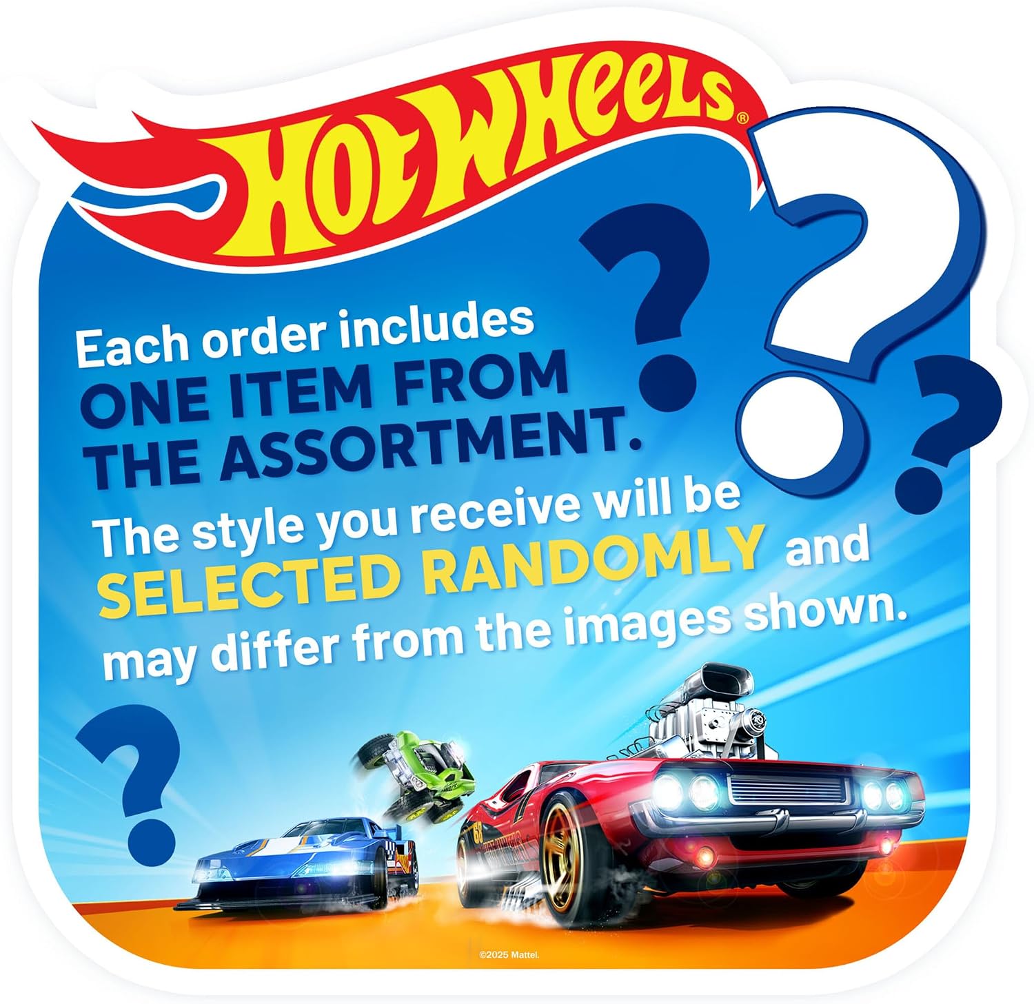 Detalle de Hot Wheels 20-Car Set – Random 1:64 Scale Collection for Kids