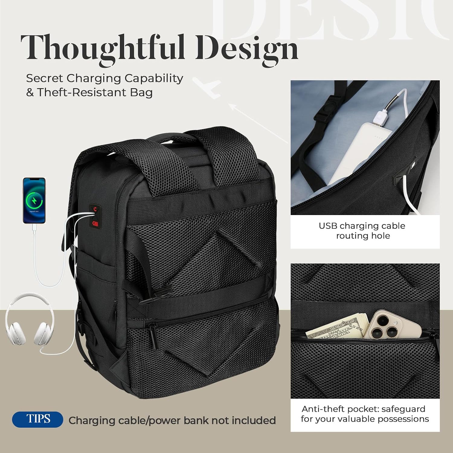 Thumbnail 3 de ZHXX Ryanair cabin bag 40x30x20 underseat