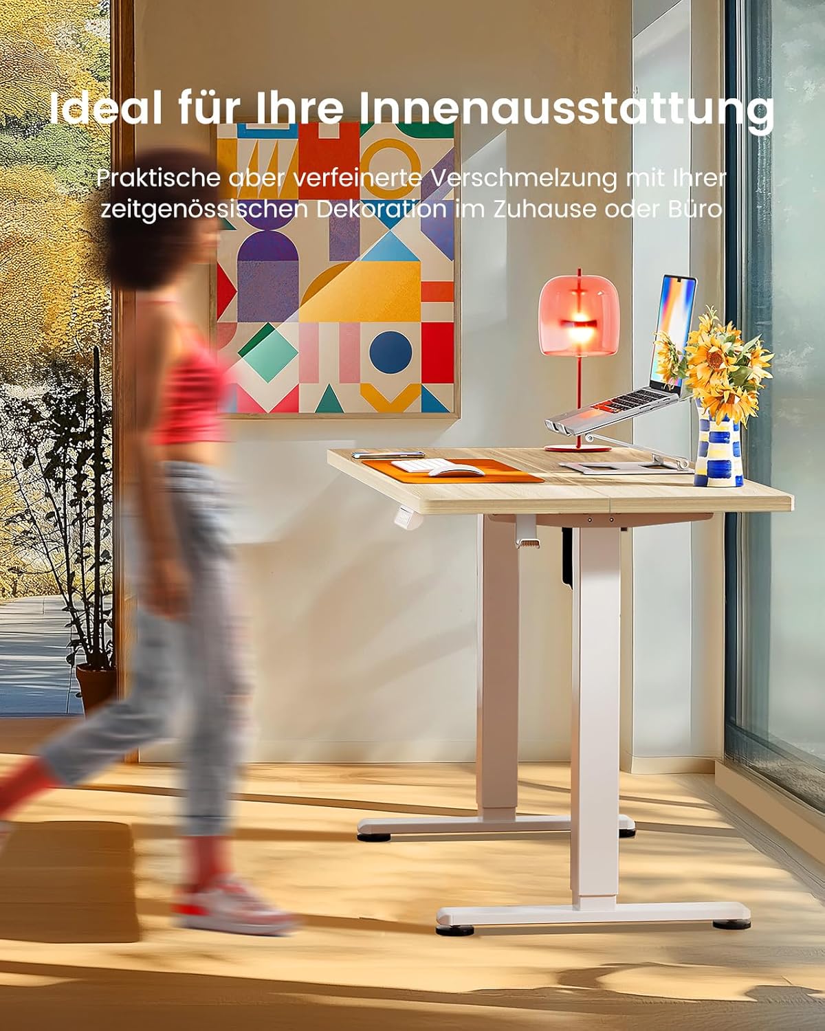 Thumbnail 5 de ErGear elektrisch höhenverstellbarer Schreibtisch 100×60 cm