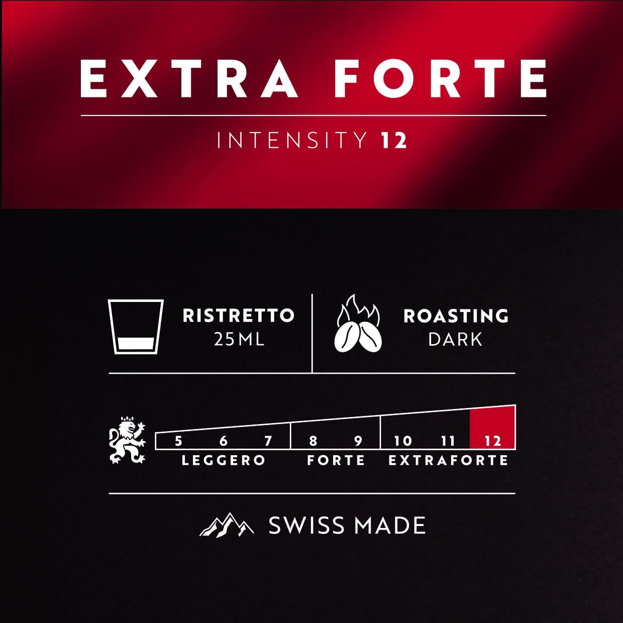 Thumbnail 1 de Café Royal Extraforte – Nespresso®-kompatible Kaffeekapseln, 100 Kapseln, 100% Arabica, Dunkle Röstung, Intensität 12/12