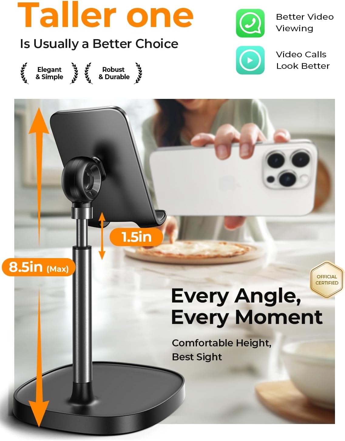 Detalle de LISEN phone stand 7.1–8.5in