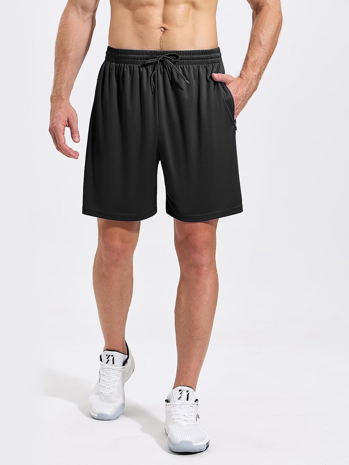 Thumbnail 1 de Cimic 3/5 Pack Mens Running Shorts – Quick-Dry, Lightweight Gym Shorts with Zip Pockets