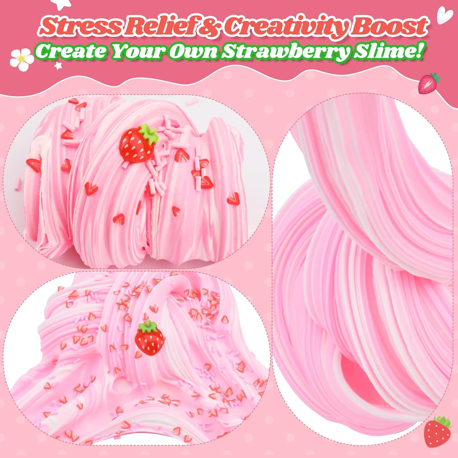 Thumbnail 4 de Strawberry Butter Slime 7 oz sensory toy