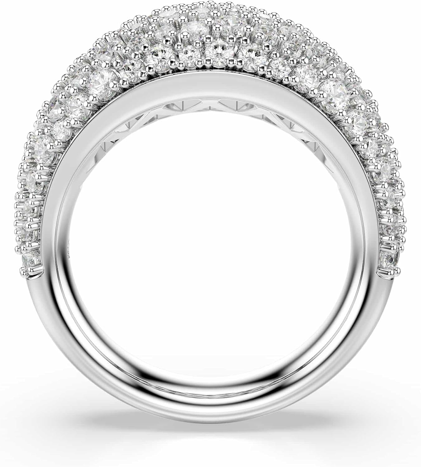 Detalle de Anneau Swarovski Sublima Collection blanc, plaqué rhodium ⚙