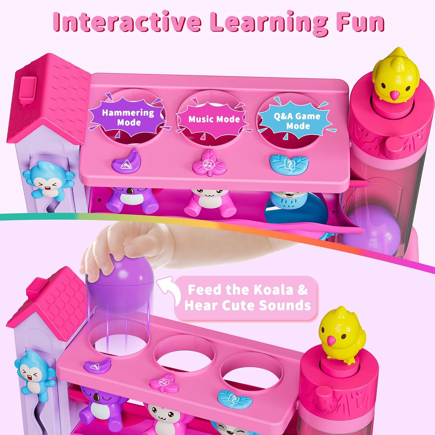 Detalle de Musical Toddler Toys Interactive Hammer 1-3 yrs
