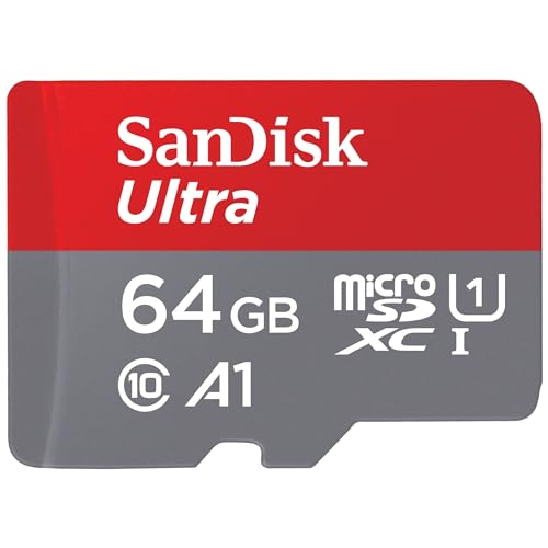 Detalle de SanDisk 64GB Ultra microSDXC A1 UHS-I– velocidad y versatilidad para móvil y tablet
