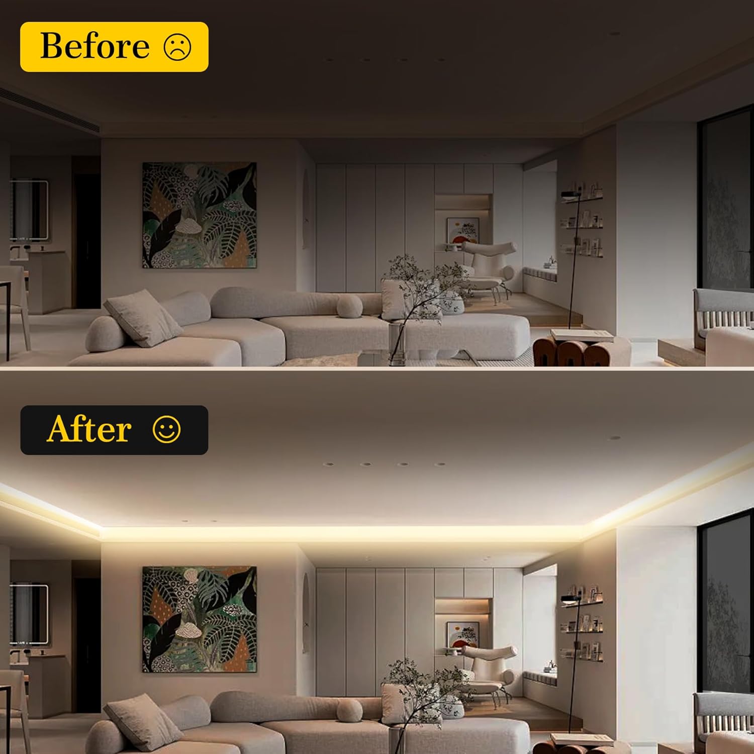 Thumbnail 5 de FUIQI COB LED Strip Light 5M (24V) – Dimmable, 4000K Natura White, CRI >90