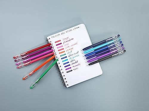 Thumbnail 5 de PILOT FriXion Ball Stick Caja 12: bolígrafos gel borrables en colores surtidos (4 Azul, 4 Negro, 2 Rojo, 2 Verde) – Punta Media
