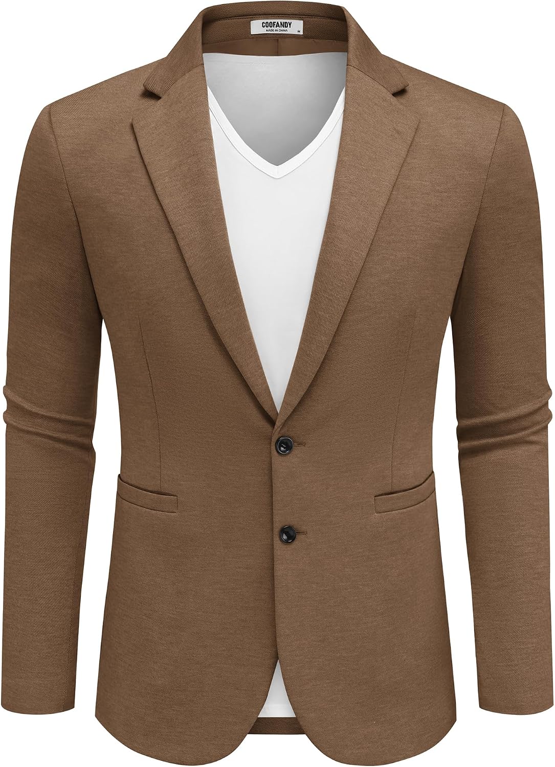 Thumbnail 5 de COOFANDY Casual Knit Blazer 2-Button Lightweight