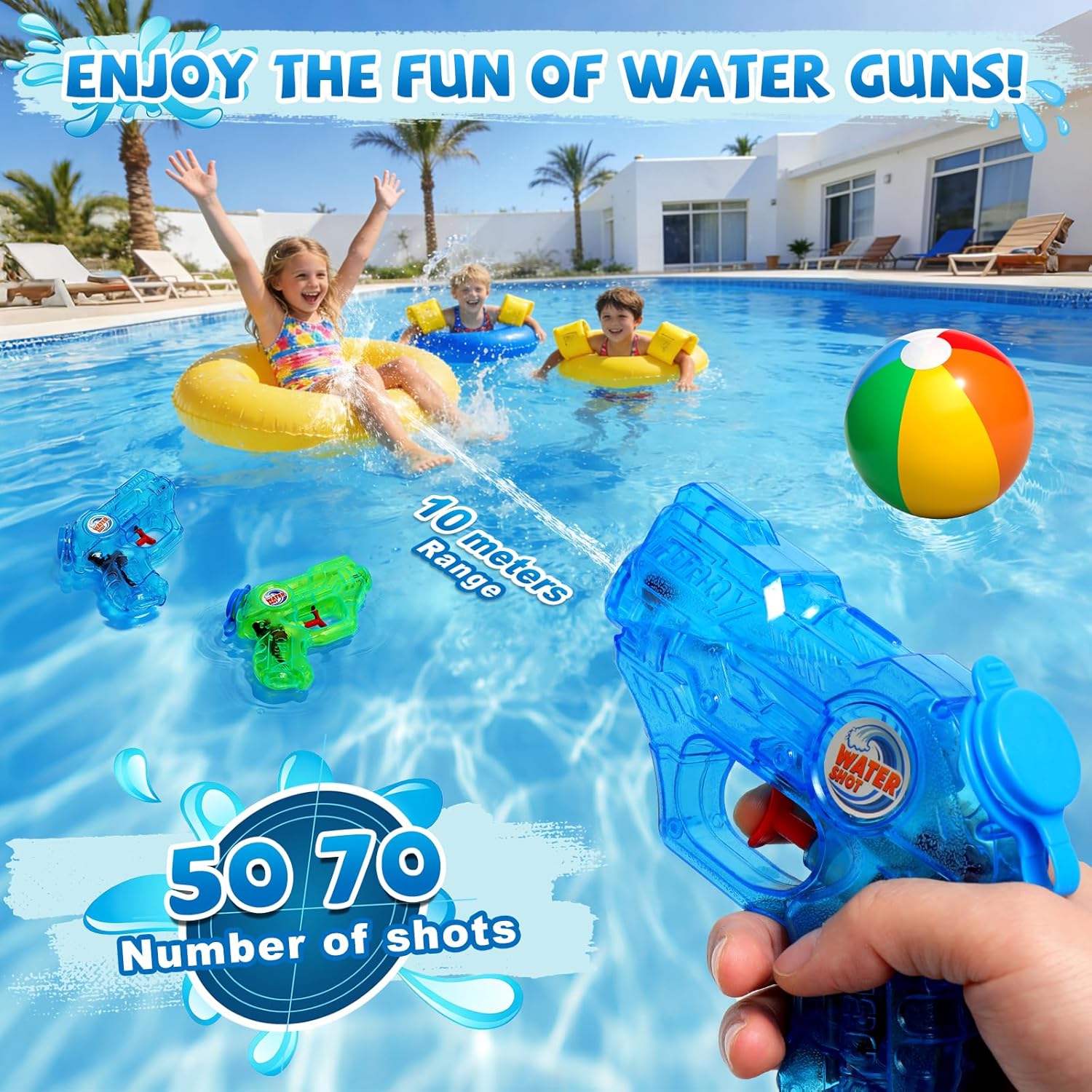 Detalle de Diving Pool Toys for Kids — 32-Piece Water Toy Set for Summer Fun