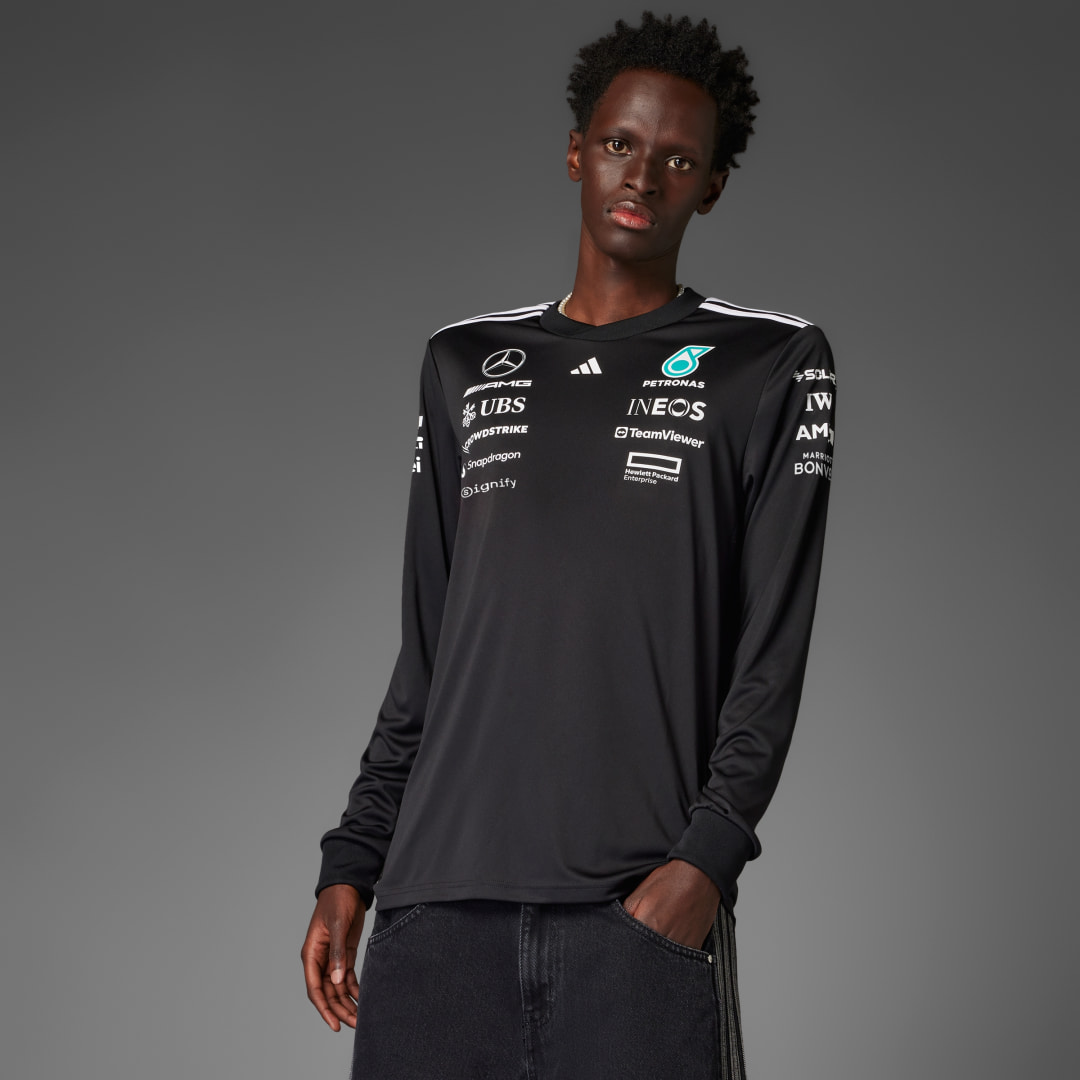 Detalle de Camiseta de manga larga Mercedes AMG Petronas F1 Team Driver de Adidas