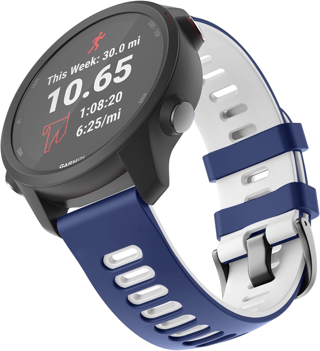 Thumbnail 1 de OVERSTEP 20mm Soft Silicone Strap for Garmin and Galaxy Watches