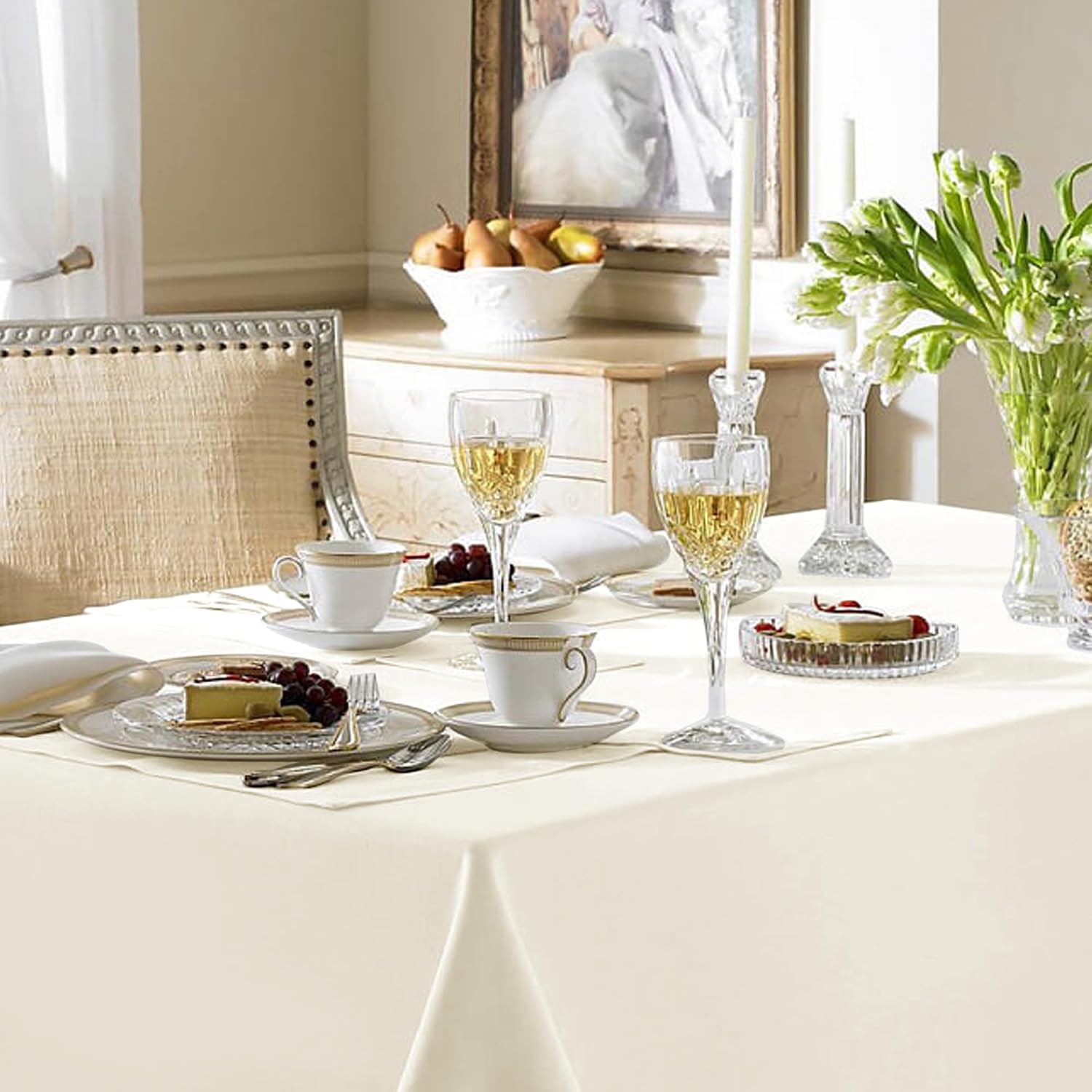 Detalle de Fitable Tablecloths 70 x 108 Inch