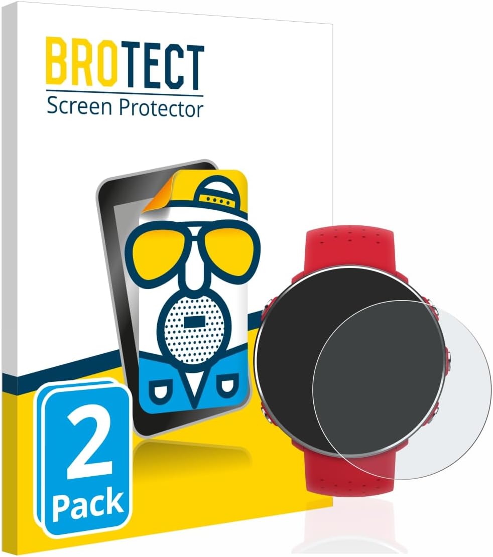 BROTECT Pellicola Protettiva Opaca per Polar Vantage M (2 Pezzi) – Antiriflesso, Antigraffio e Antimpronte