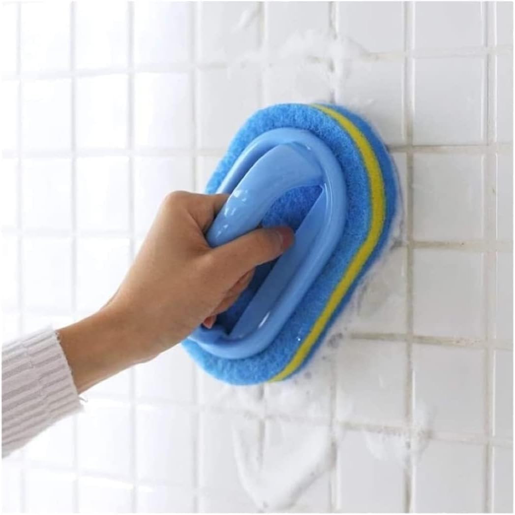 Detalle de KOKSI Cleaning Brush with Ergonomic Handle for Bathroom, Kitchen, Bathtub, Shower & Toilet