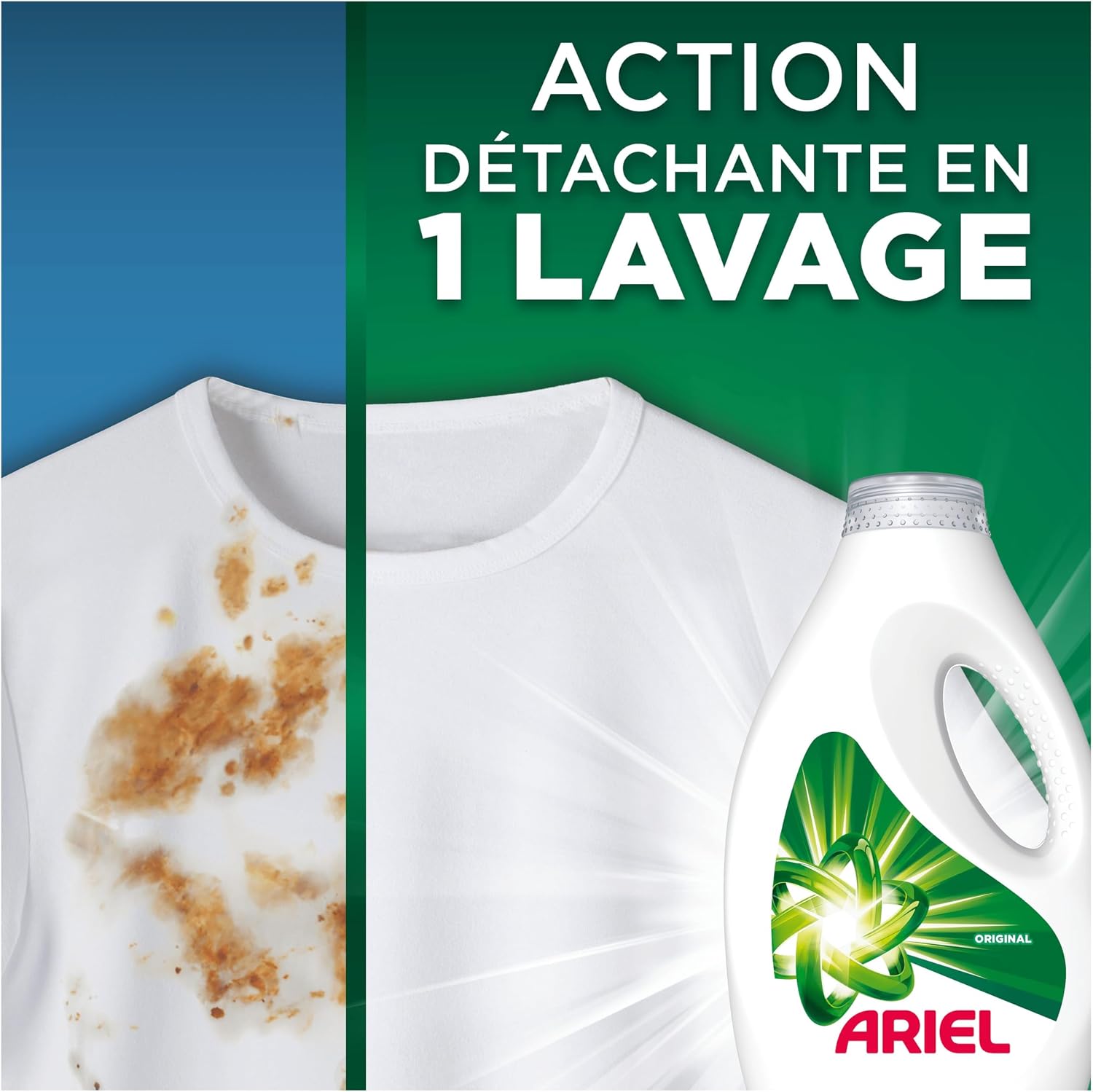Thumbnail 1 de Ariel Lessive Liquide, 92 lavages, action détachante ⚙