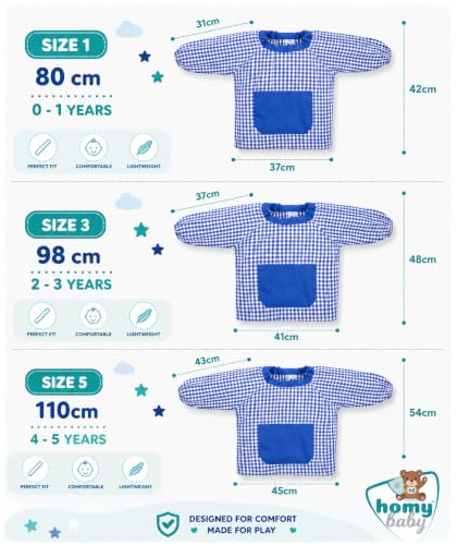 Detalle de HOMYBABY Babi Escolar Infantil Unisex 2–3 años (98 cm) con bolsillo y puños elásticos