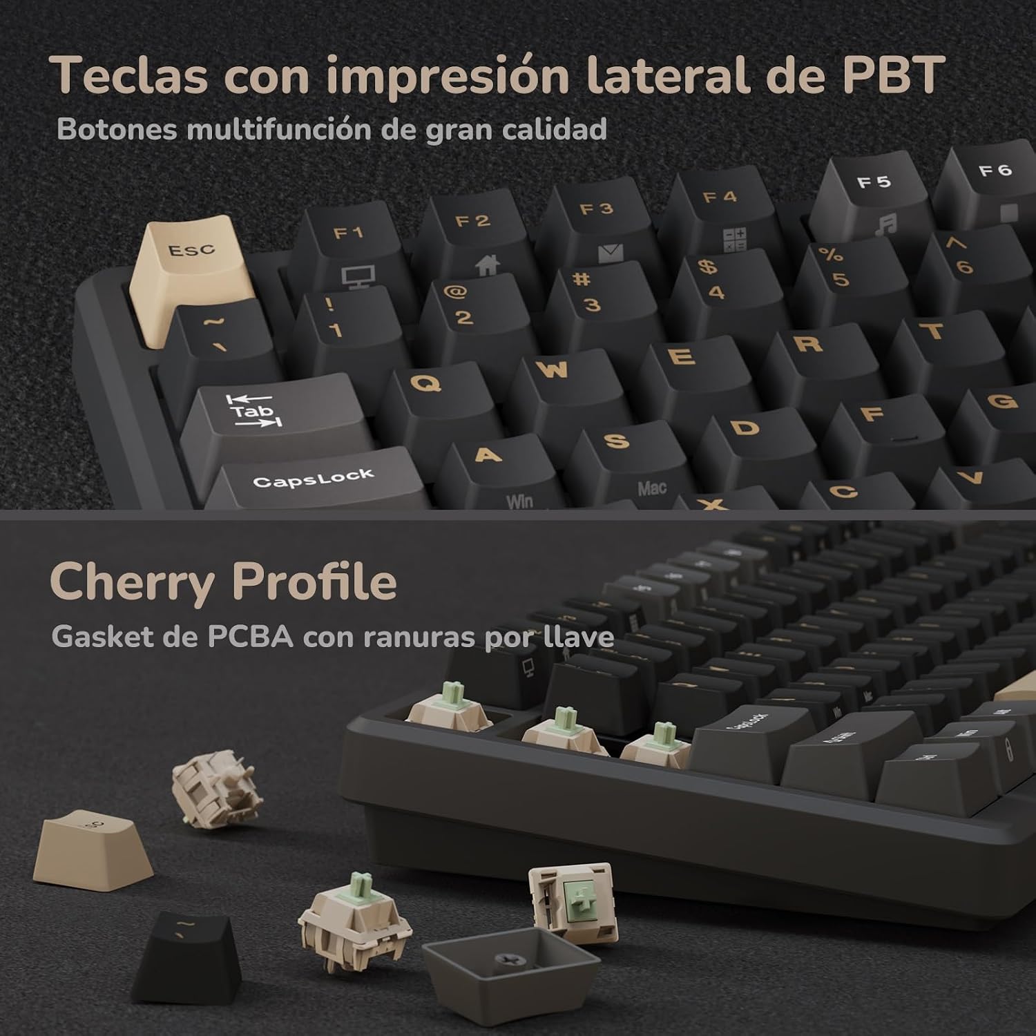 Thumbnail 5 de RK Royal Kludge M75 Teclado Mecánico Inalámbrico RGB⌨